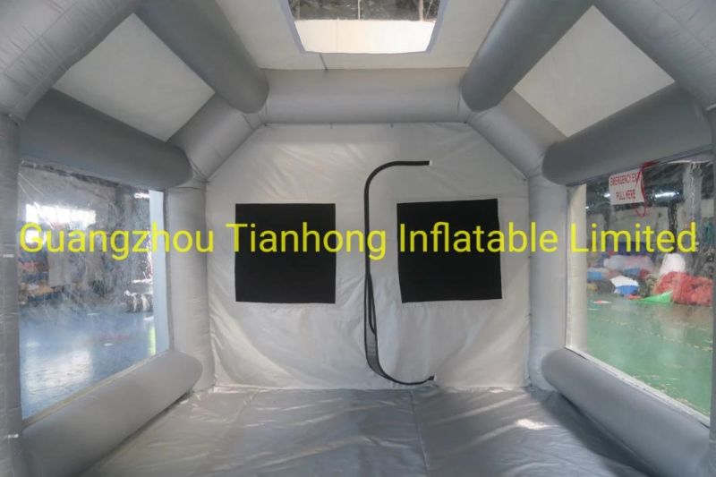 Free Shipping 8X4m Inflatable Paint Booth Inflatable Spray Booth for Cars