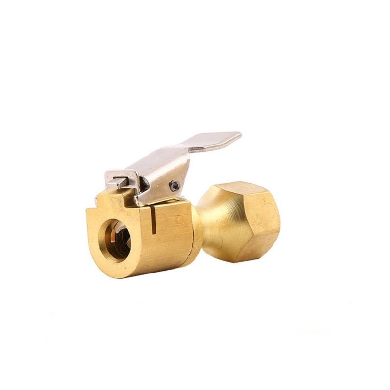 High Quality Heavy Duty Tire Brass Straight Clip-on Air Chuck