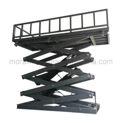 Scissor Type Garage Car Lift with Hydraulic Driven