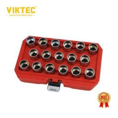 Wholesale 17PCS Land Rover Rim Lock Socket Set OEM Head Steel Hexagon Surface Finish Color Material Zinc (VT14112)