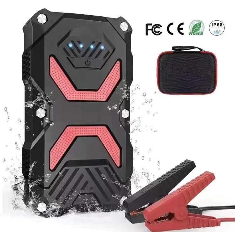 Waterproof Rugged Vehicle Jump Box Smart Cable 800A Peak Portable Car Battery Jump Starter Pack