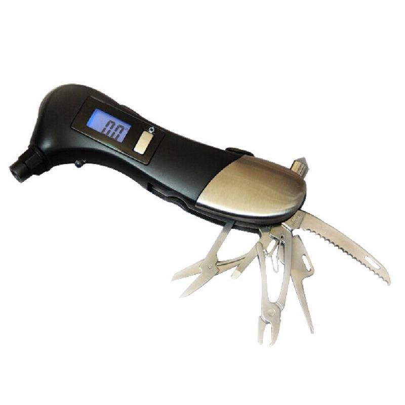 Digital Tire Pressure Gauge with Emergency Tools