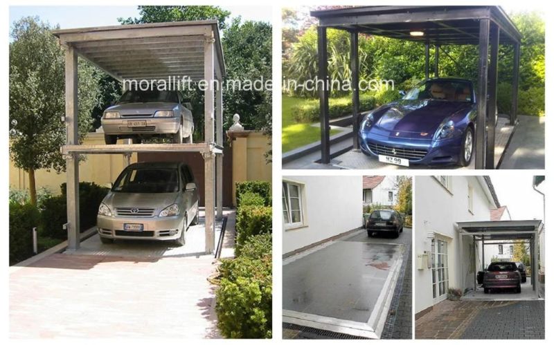 2 Level Parking Equipment Scissor Car Lift for Sale