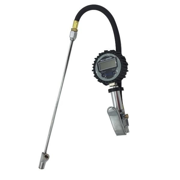 High Quality Aluminum Gun LCD Tire Inflator Gauge