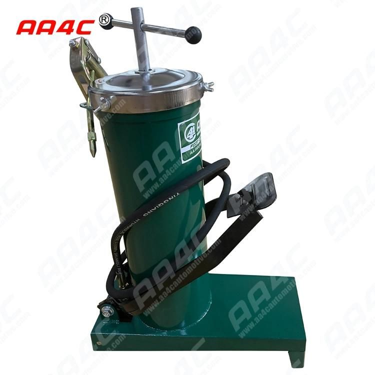 AA4c 12kg Pedal Bucket Grease Pump Auto Repair Garage Equipments Oil Lubrication Stuff