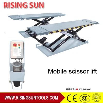 3000kgs Mobile Operation MID Rise Scissor Lift for Tire Shop