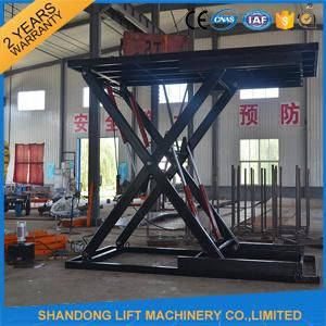 Underground Hydraulic Scissor Car Lifter with Ce