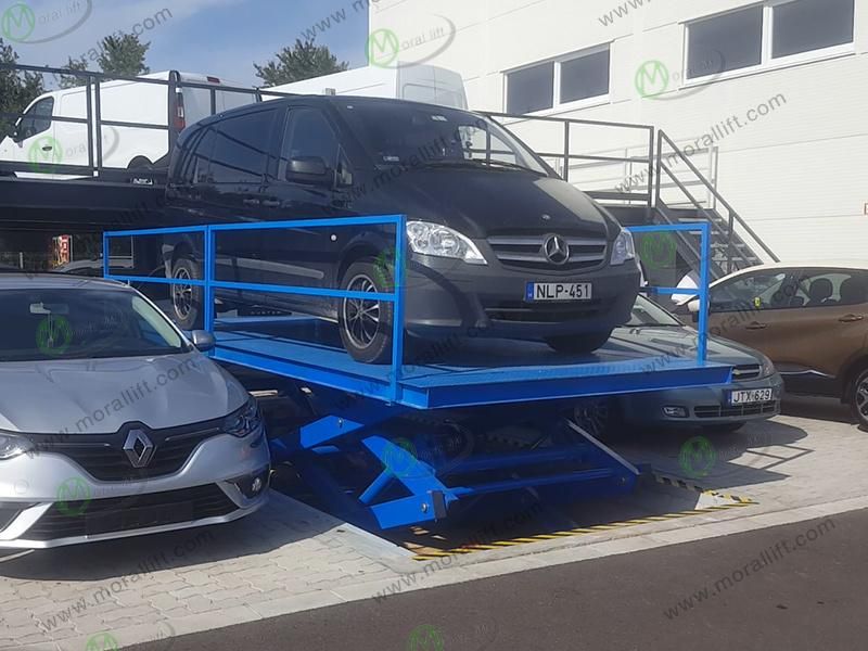 Hydraulic Scissor Type Undergrond Parking Car Lift