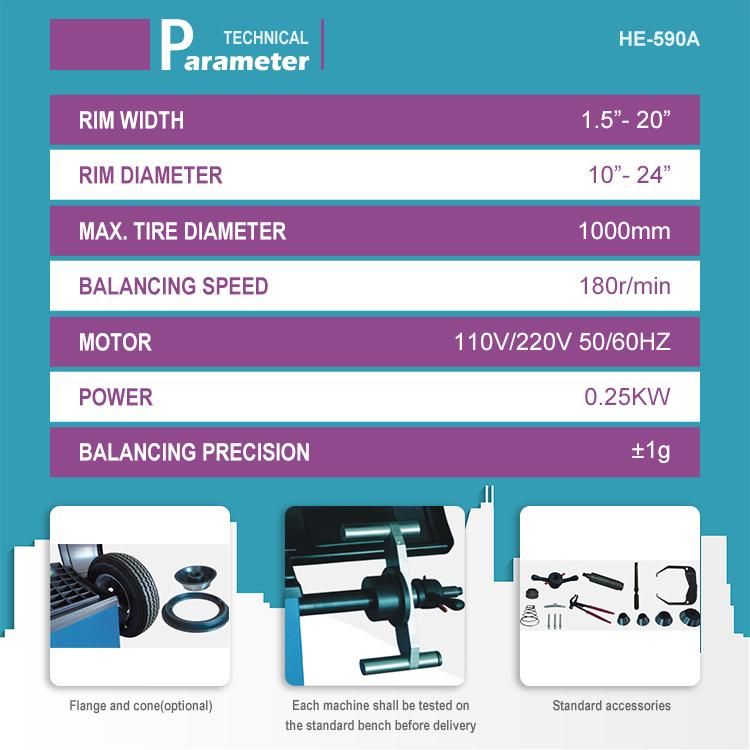 Automatic Car Wheel Balancing with Exquisite Tire Protection