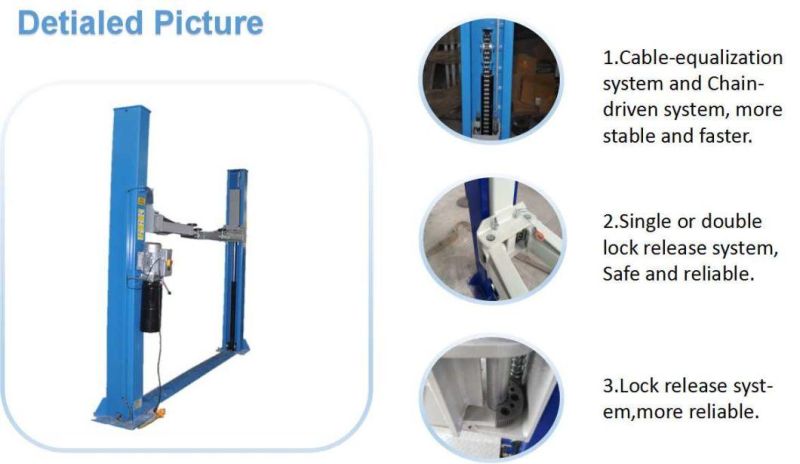 4200kg Two Post Hydraulic Lift for SUV