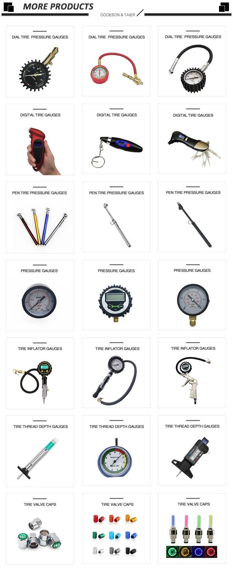 High Performance Pen Tire Gauge with Powder Coating Metal Body