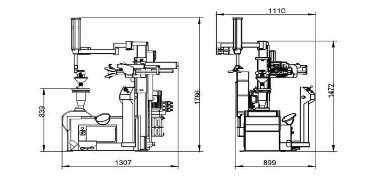 Workshop Automatic Car Tire Changer