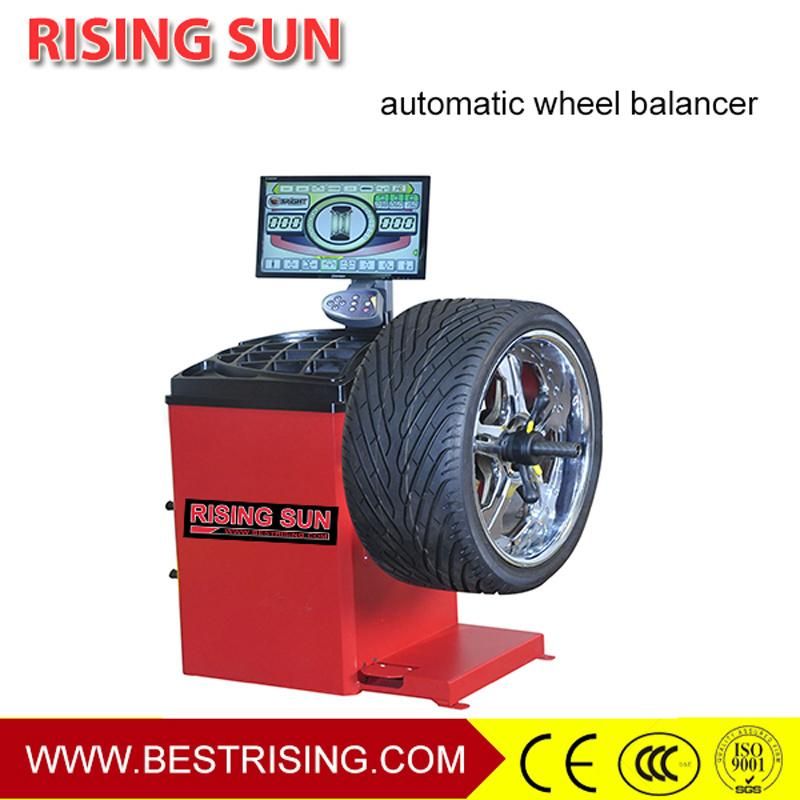 Ce Approved 220V Semi Automatic Automobile Wheel Balancer