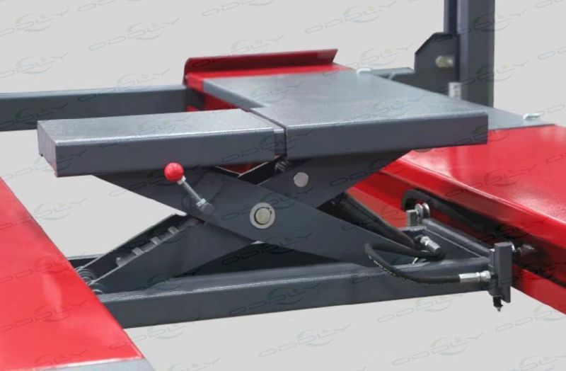 Hydraulic 4 Postwheel Alignment Car Lift with Rolling Jack