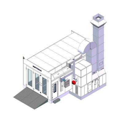 Infitech Meet Australian Standard Car Paint Chamber with Water-Based System