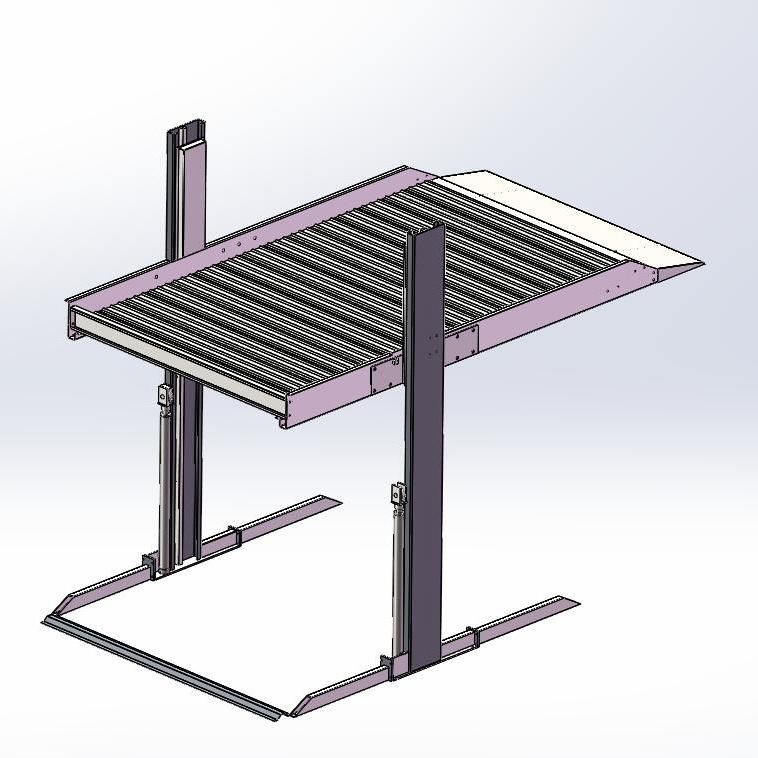 2.3t/2.7t Hydraulic Two/2/Double Post/Column Car Parking Lift for Storage