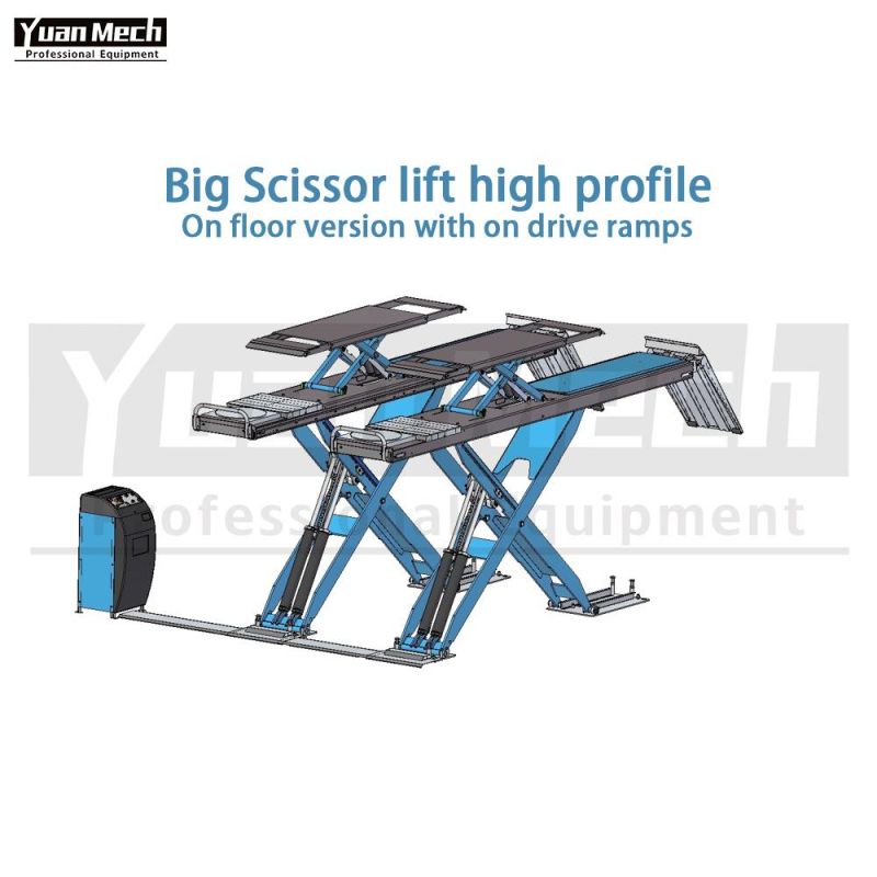 Inground Big Scissor Lift for Wheel-Alignment