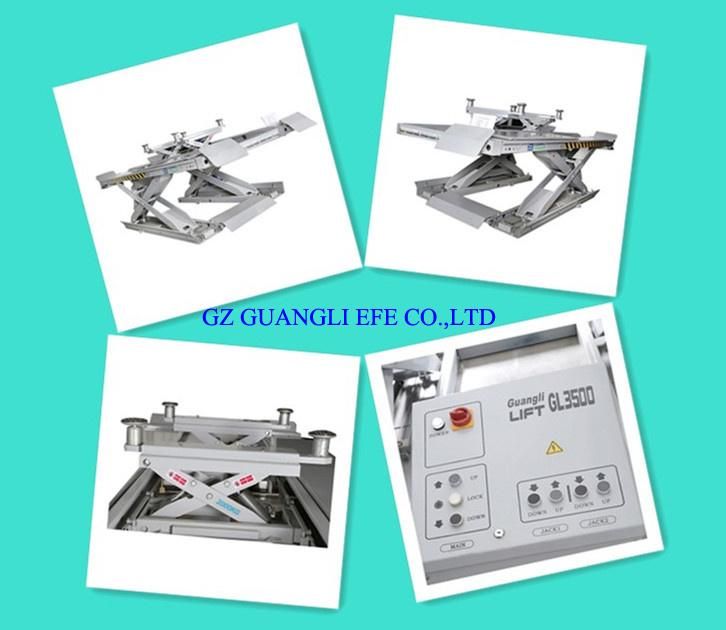 Guangli Newly-Design Auto Hydraulic Scissors Car Lift 3500 Garage Equipment