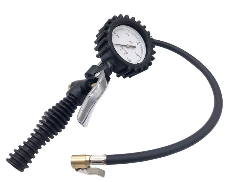 Most Accurate 0-160psi Car Tire Gauge with Hose Andchuck