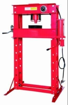 50t Shop Press with Gauge and Air Pump