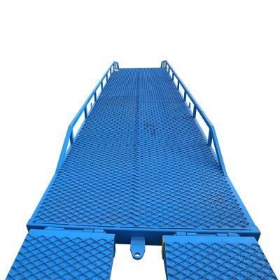 Mobile Steel Yard Ramp Fork Lift Loading Ramp 6 Ton