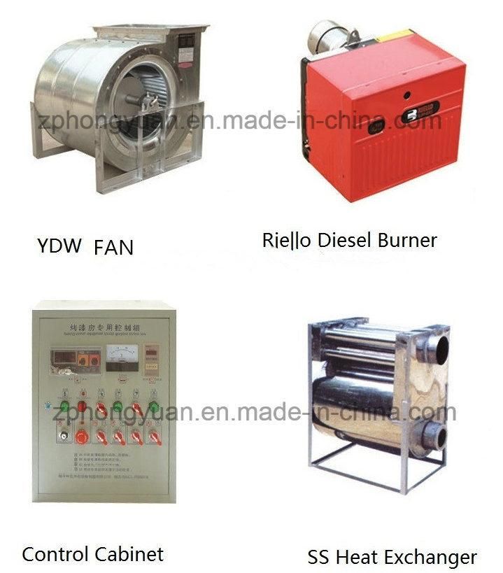 Auto Paint Spray Booth with Italy Gas Burner or Diesel Burner or Waste-Oil Burner