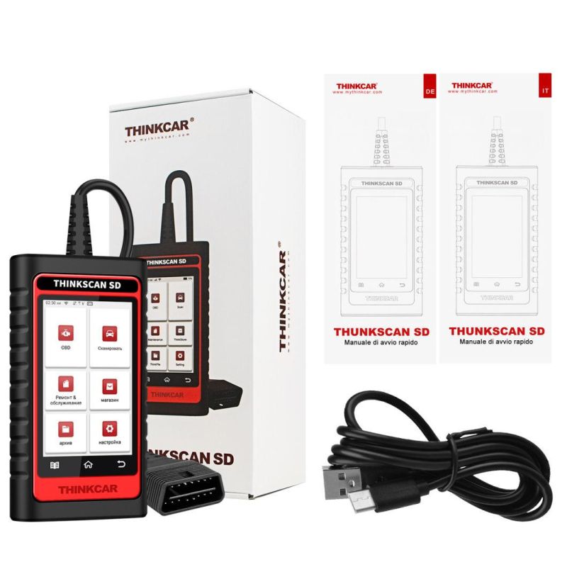 Thinkcar Thinkscan SD2 OBD2 Scanner Resets Full System Car Diagnostic Tool Code Reader Professional Scanner Tool
