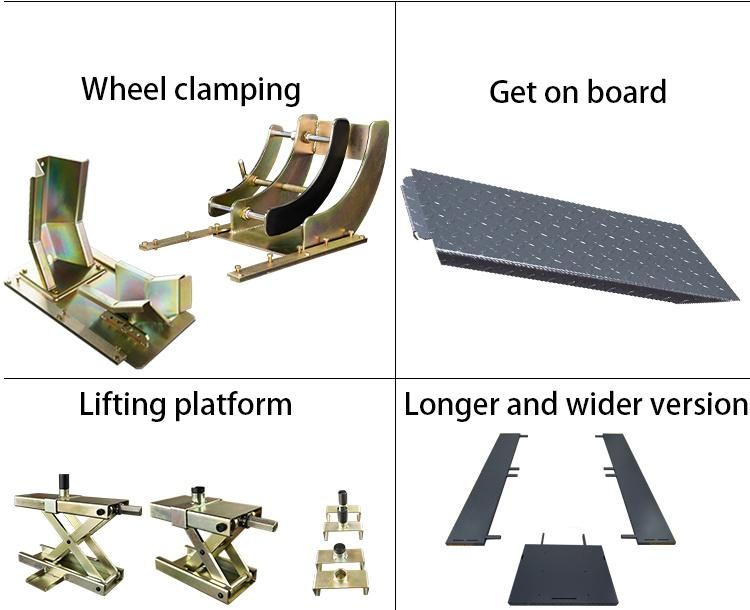 Used Electric Hydraulic Motorcycle Lift Table for Tire Repairing