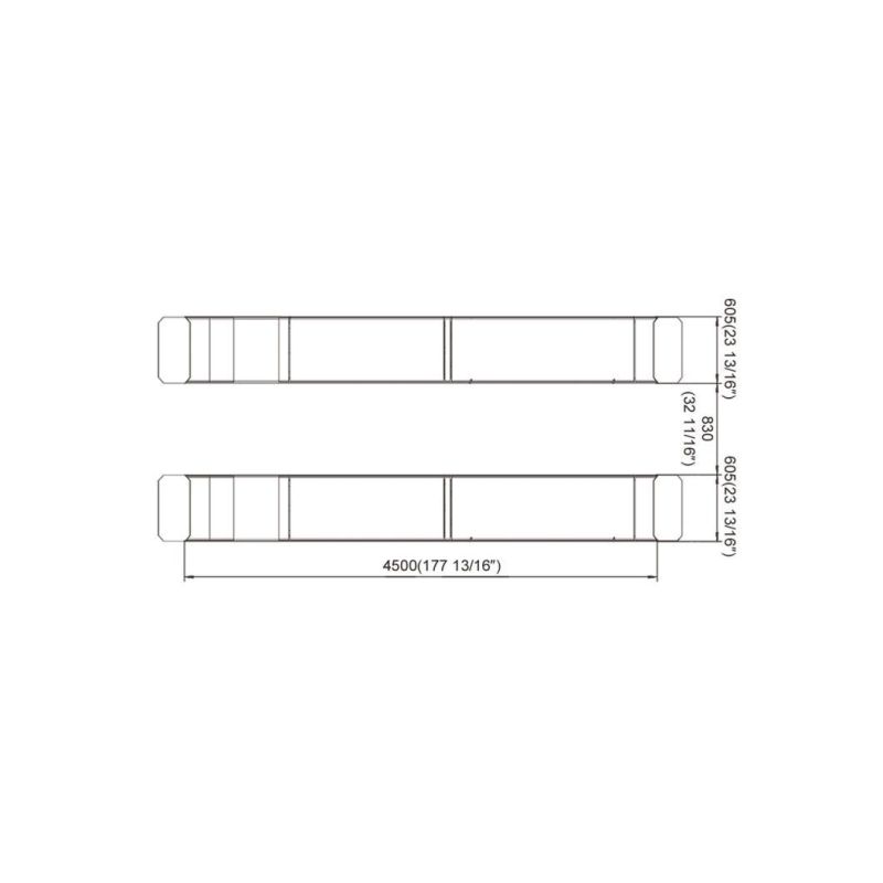 Lifting Equipment Flush Mount in Ground Double Alignment Scissor Car Lift