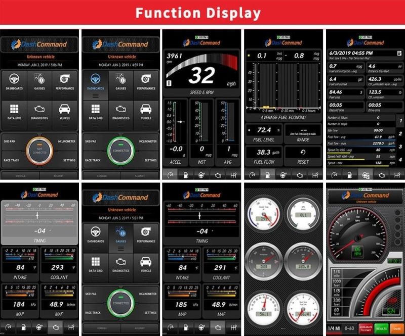 OBD2 Scanner Diagnostic Tool Code Reader Android/iPhone Device Obdii Wireless