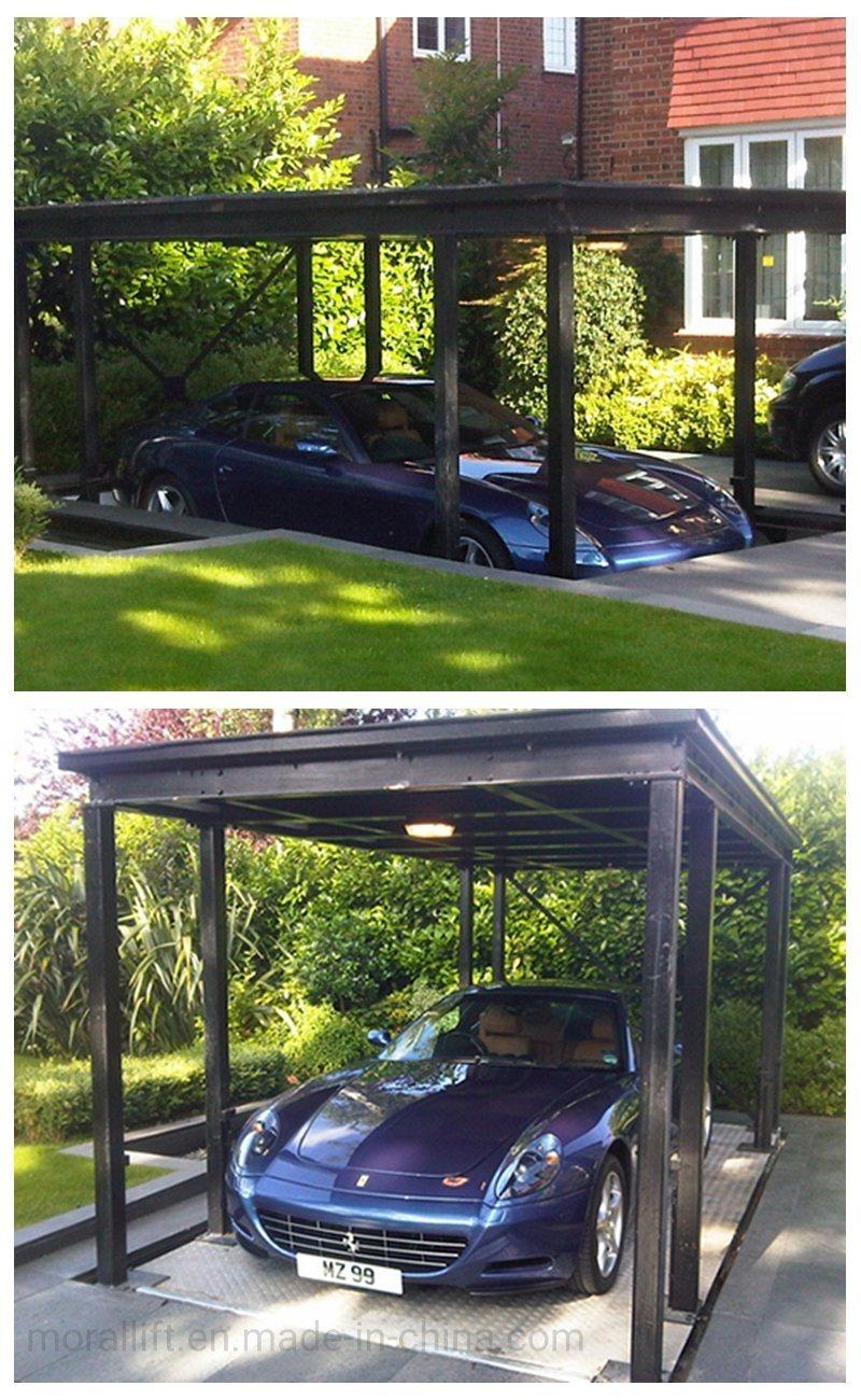 Residential parking system vehicle lift