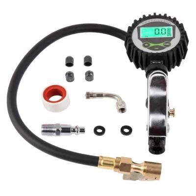 Digital Inflator Tire Pressure Gauges with Air Chuck