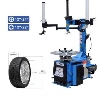 Blue Auto Wheel Changer Wheel Balancing Machine Combo