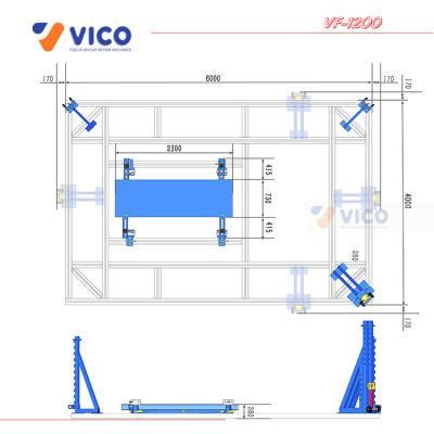 Vico Auto Collision Center Body Repair Equipment Lift