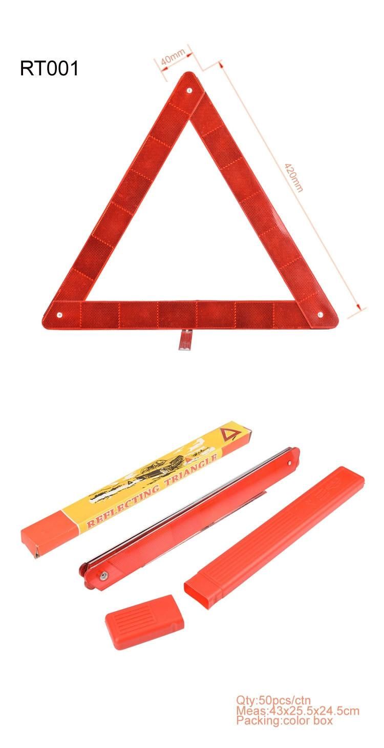 Cheapest Portable Warning Triangle Vehicle Tool Hot Sale Road Signal Marks Car Warning Triangle