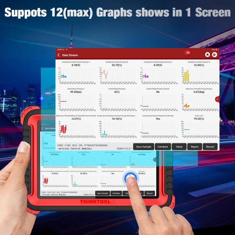 Thinkcar Thinktool Pros+ Car OBD2 Diagnostic Tool 10 Full System Adas Code Scanner Online Programing Pk Maxisys Maxicom 908 PRO