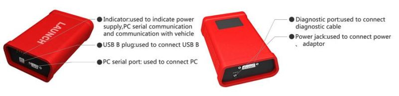 Launch X431 V+ WiFi/Bluetooth HD Heavy Duty Truck Diagnostic Module