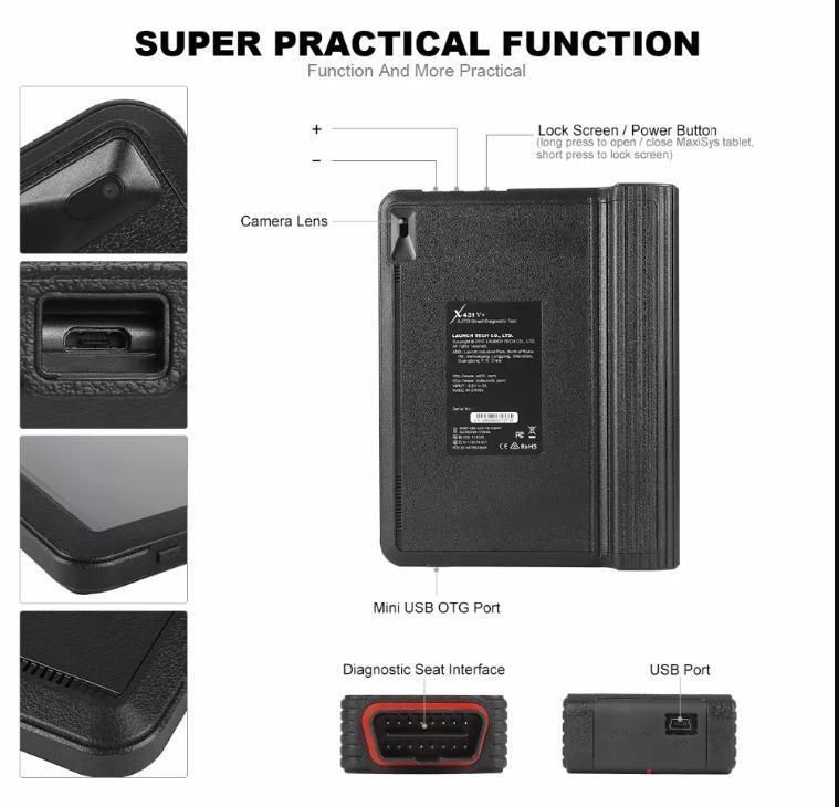 X431 V+ 10 Inch Touch Screen Automobile Tester