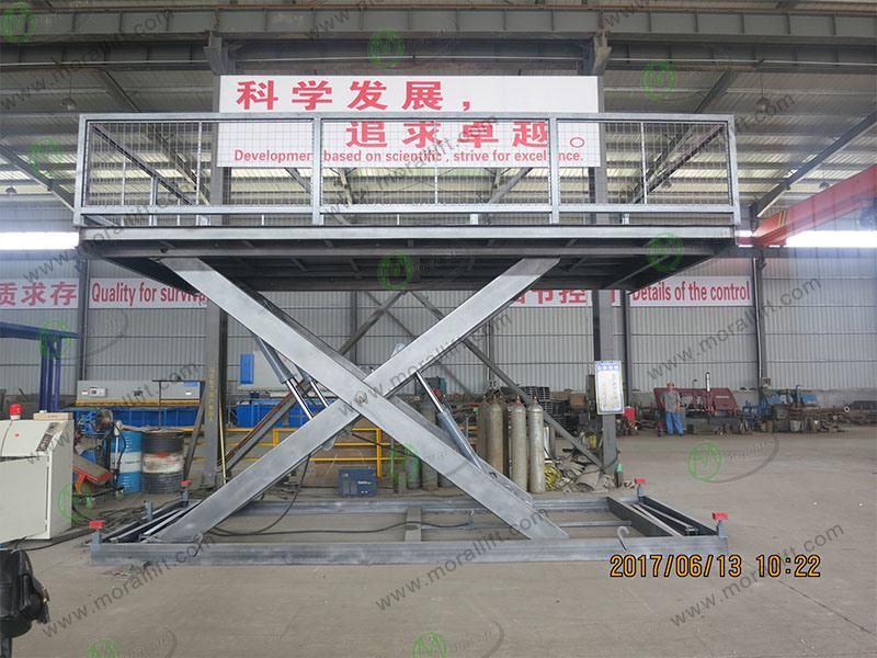 Basement Underground Scissor Hidden Car Parking Lift