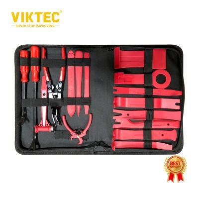 16PC Proffestional Car Trim, Body Moulding and Door Panel Trim Clip Removal Tool Set (VT13895C)