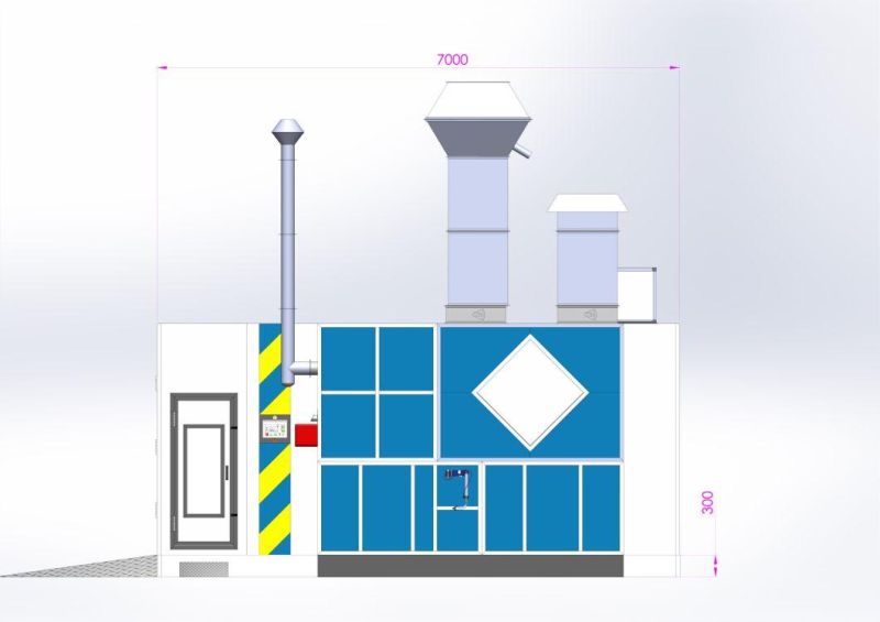 AA4c Spray Booth with Heat Recovery