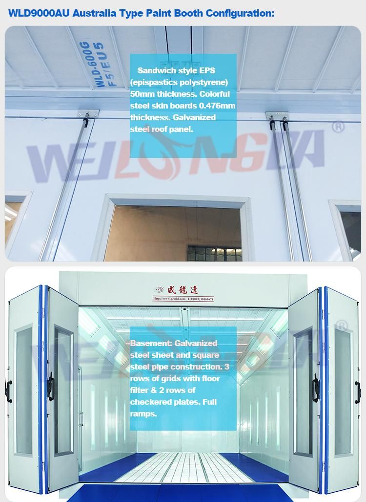 Wld9000au (CE approved) Spray Booth for Painting Equipment