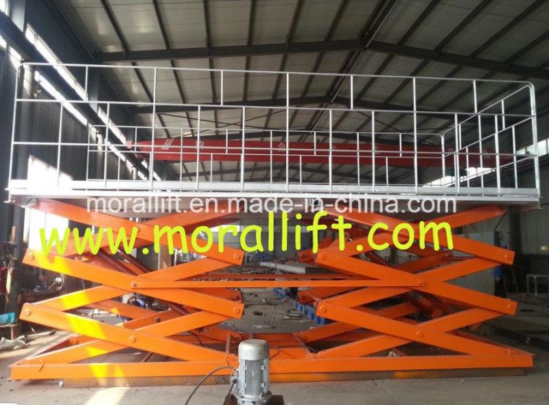 Hydraulic Scissor Type Stationary Car Lift with High Quality