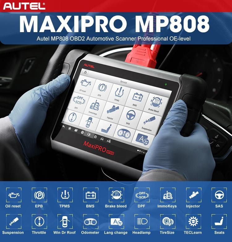 2021 OBD2 Original Autel Maxipro MP808 Maxisys MP808K Maxidas MP 808 Ds808K Ds808 Ds708 Price Auto Scan Machine Software Car Automotive Diagnostic Tool Scanner