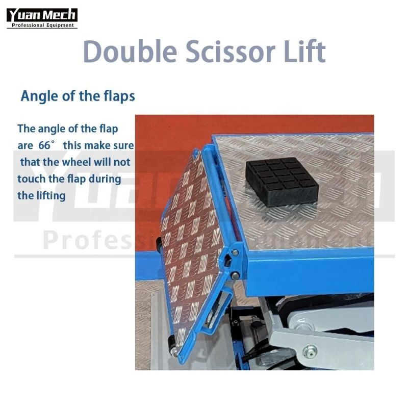 Low Profile Double Scissor Lift with Extention