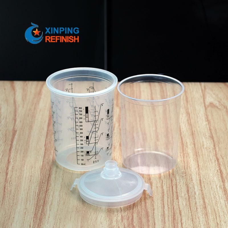 Good Quality 800cc Plastic Paint Mixing Cups for Spray Gun