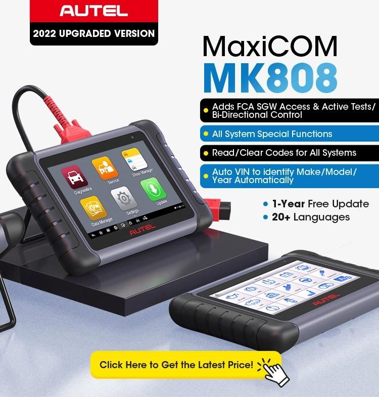 The Autel Maxicom Mk808 Diagnostic Tools Autel Maxicom Car Scanner Machine