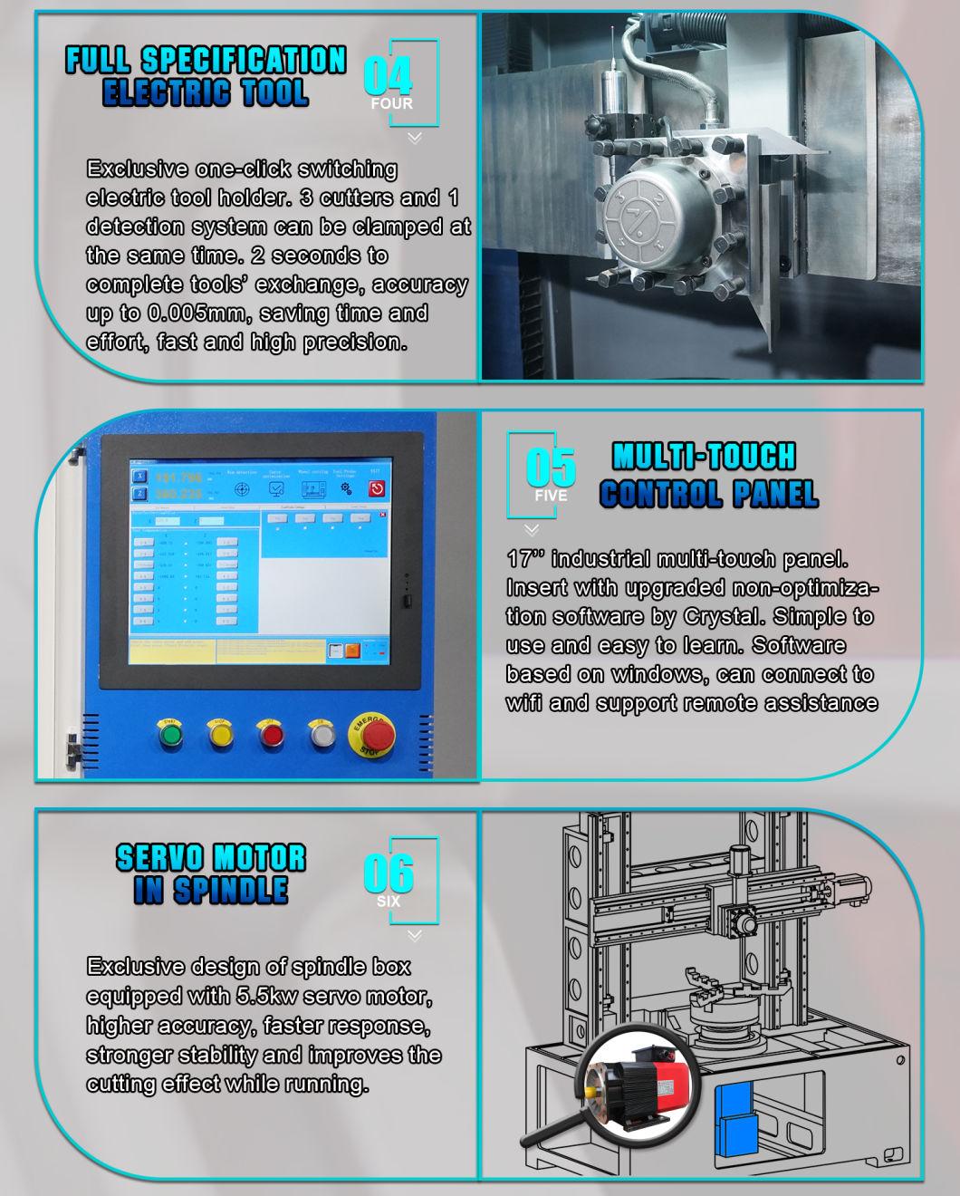 Vertical Diamond Cutting CNC Lathe Alloy Wheel Repair Machine Awr901vp-PRO