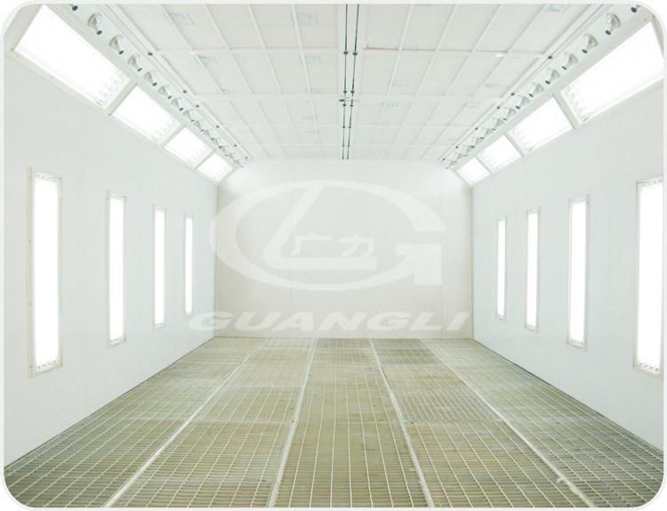 Guangli High Quality Auto Spray Paint Booth with 11kw Intake and Exhaust Fan