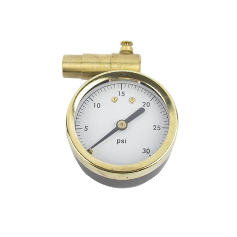 0-30/60 Psi Presta Valve Dial Gauge with Pressure Relief for Bike/Bicycle